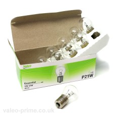 Valeo P21W Bulb Essential P/N 32201 - 1000 Pack